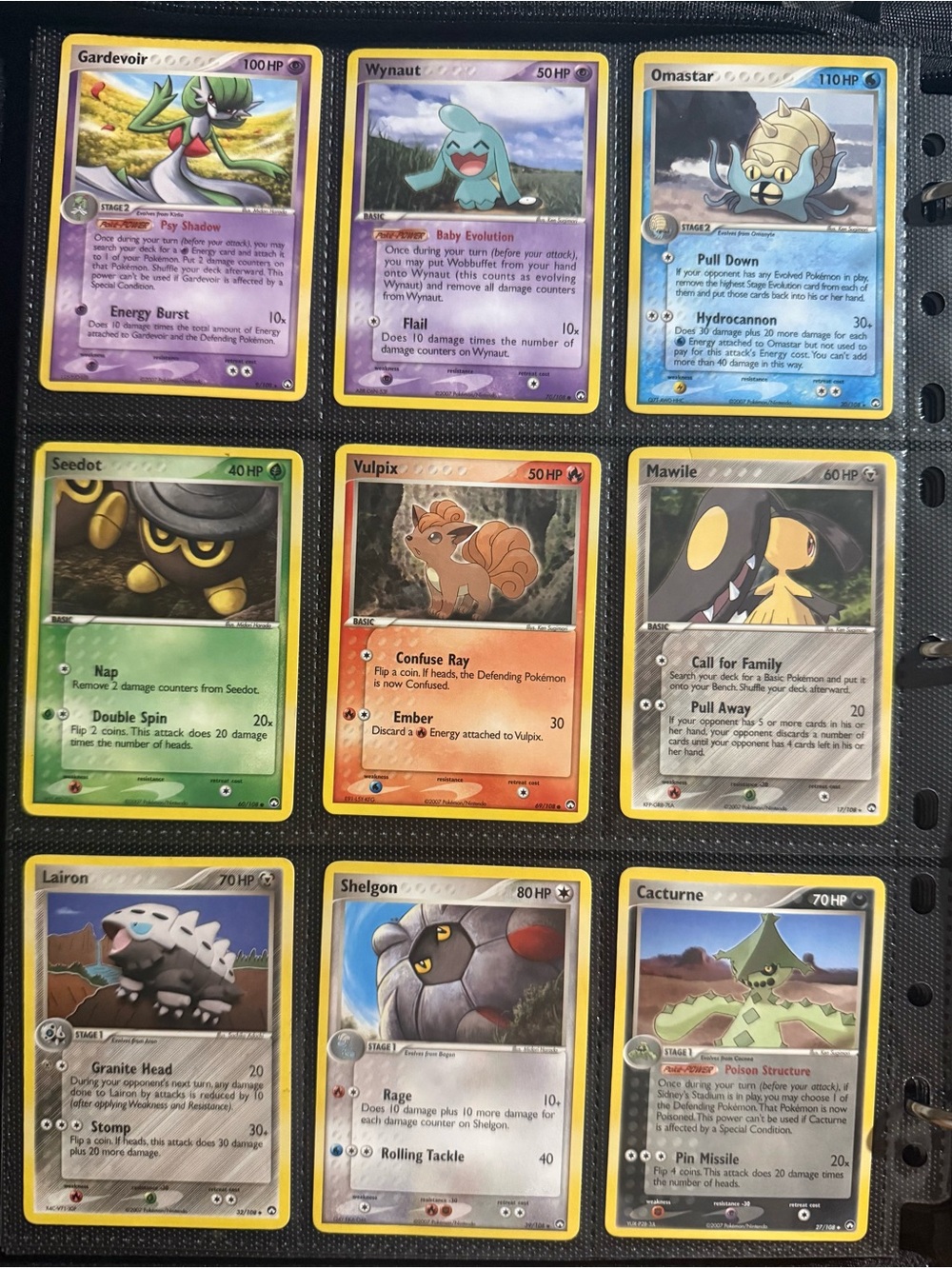 Pokemon TCG 2007 EX Power Keepers 15 Card Lot Pure Set Gardevoir Omastar Rare